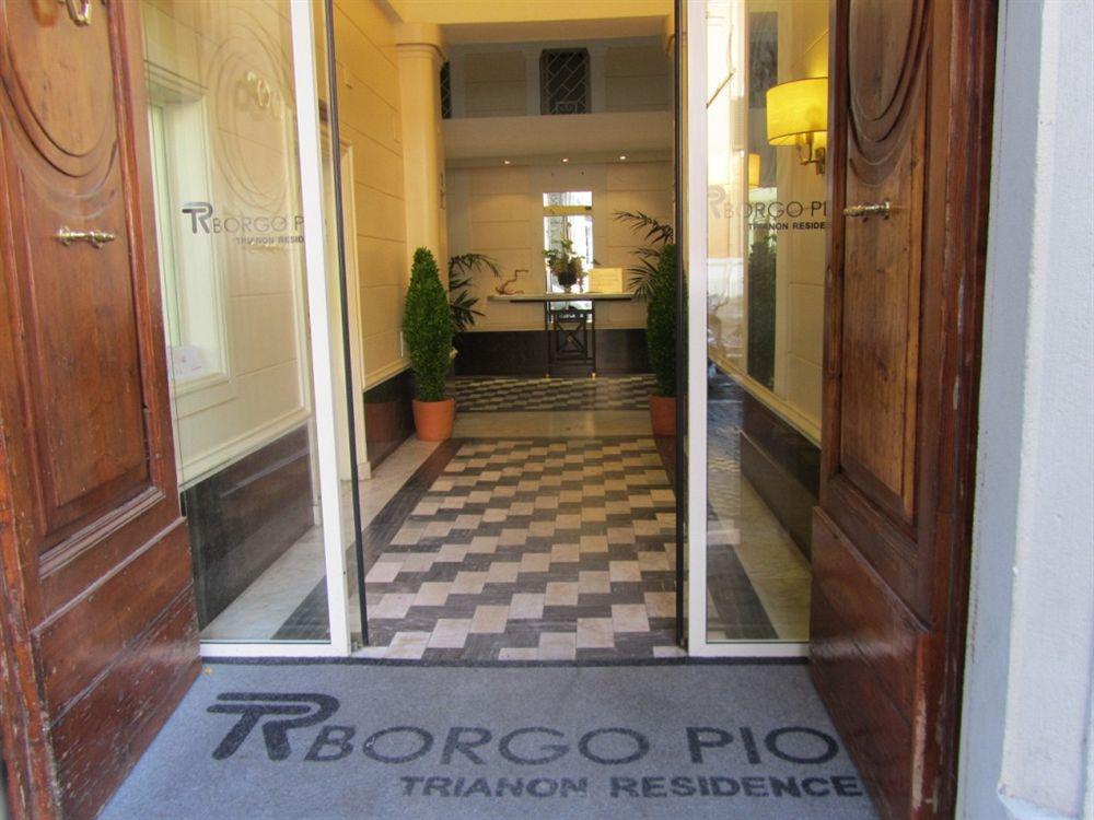 Trianon Borgo Pio Aparthotel Róma Beltér fotó